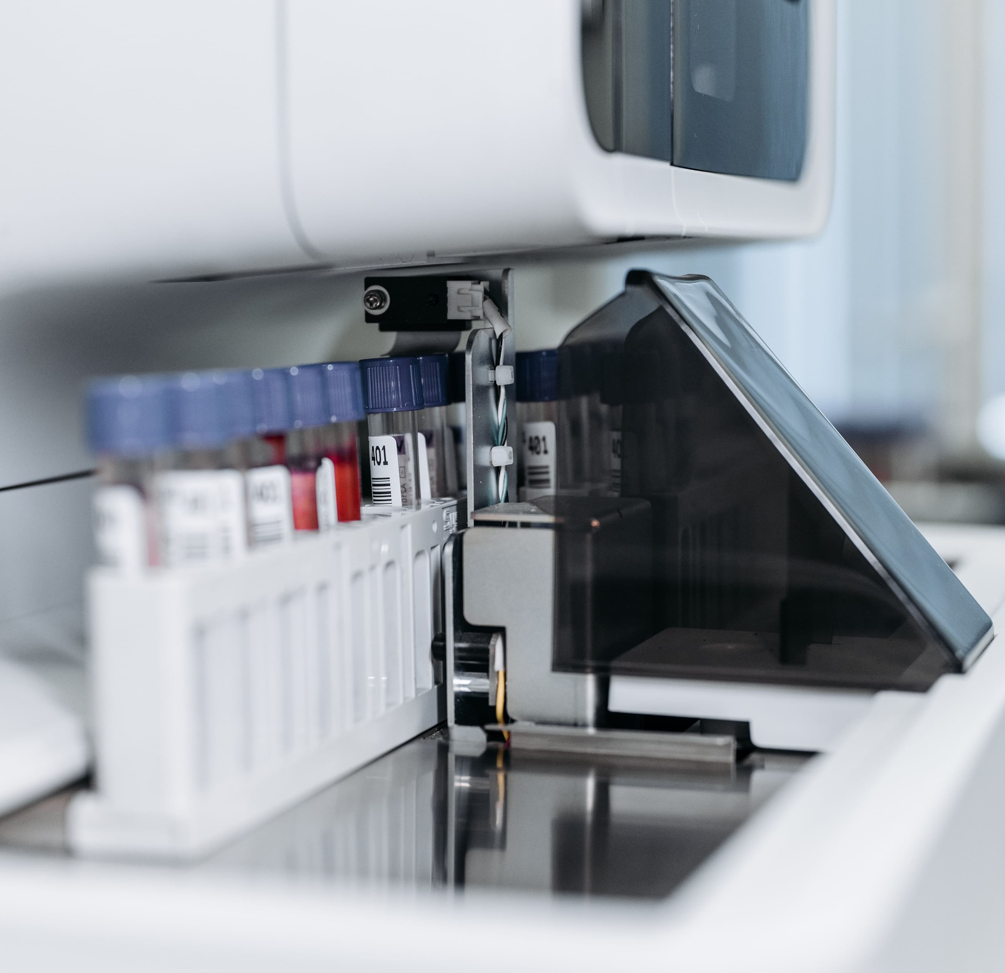 Scientists collaborating in a laboratory