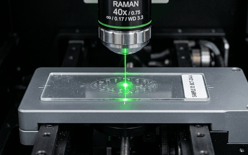 Raman spectroscopy analysis visualization